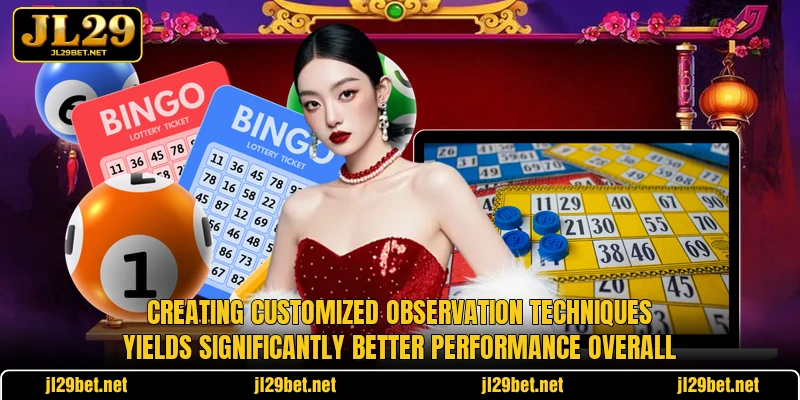 Creating customized observation techniques yields significantly better performance overall