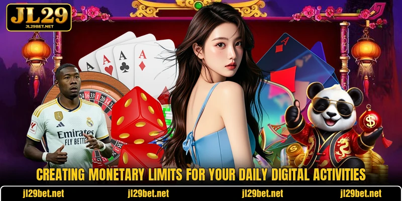 Creating monetary limits for your daily digital activities