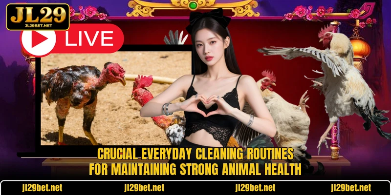 Crucial everyday cleaning routines for maintaining strong animal health