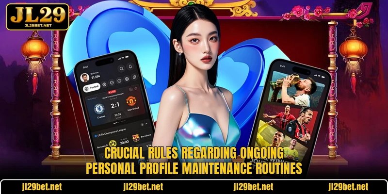 Crucial rules regarding ongoing personal profile maintenance routines