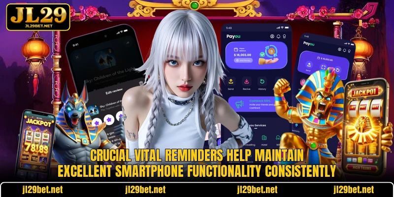 Crucial vital reminders help maintain excellent smartphone functionality consistently