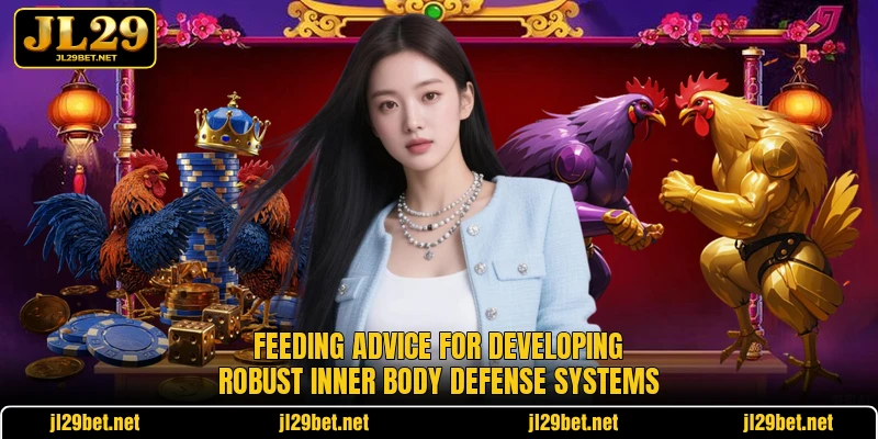 Feeding advice for developing robust inner body defense systems