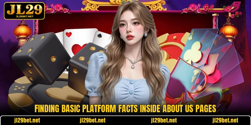 Finding basic platform facts inside about us pages