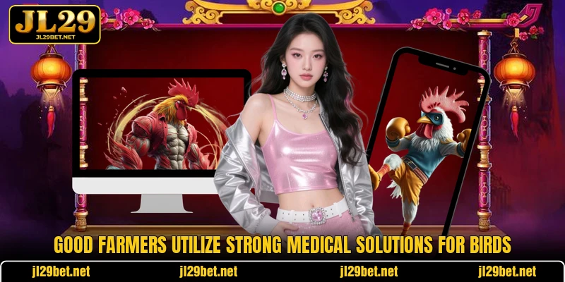 Good farmers utilize strong medical solutions for birds