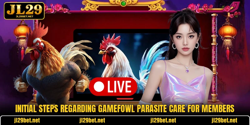 Initial steps regarding gamefowl parasite care for members