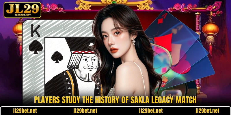 Players study the history of Sakla Legacy Match