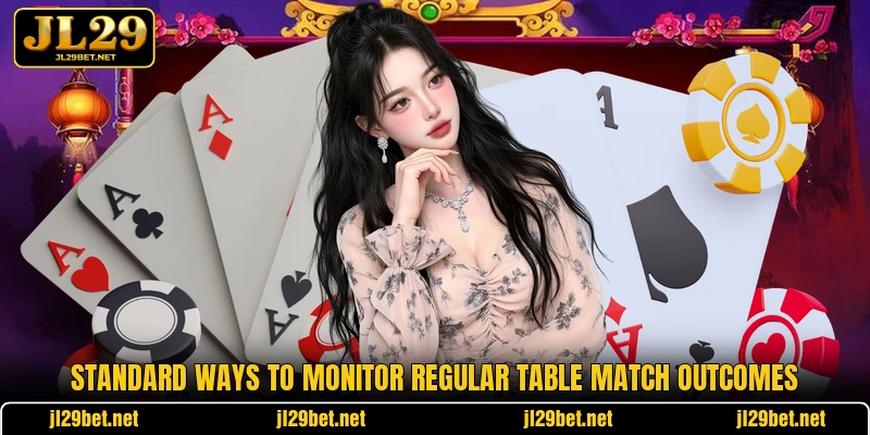 Standard ways to monitor regular table match outcomes