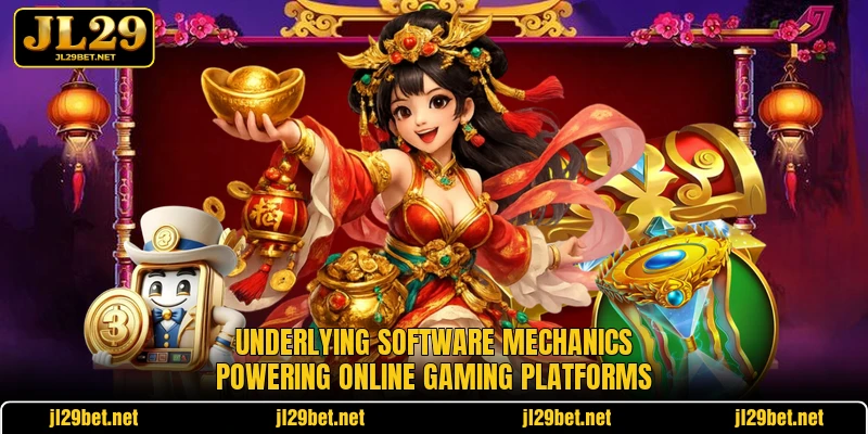 Underlying software mechanics powering online gaming platforms